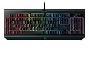 Razer BlackWidow Chroma V2 (2017) - Clavier Gaming Mécanique, Rétro-Éclairage RGB - Green Switch (Tactile & Clicky) - AZERTY-Layout
