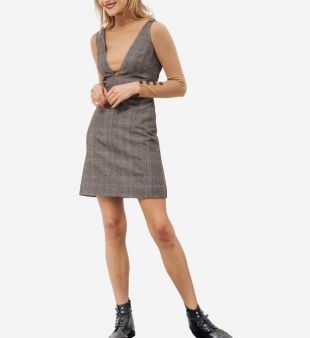 Robe droite sans manches