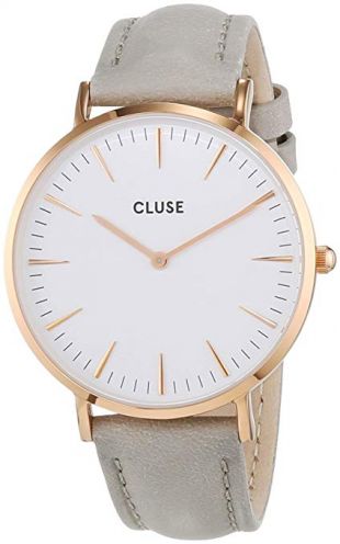 Montre Femme Analogique Quartz avec Bracelet en Cuir