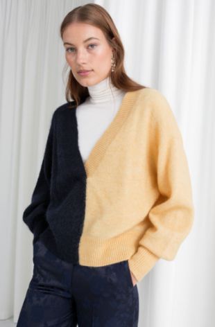 Plunging V Cut Sweater