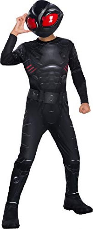 Rubie's Boys Aquaman Movie Child's Black Manta Costume, Medium