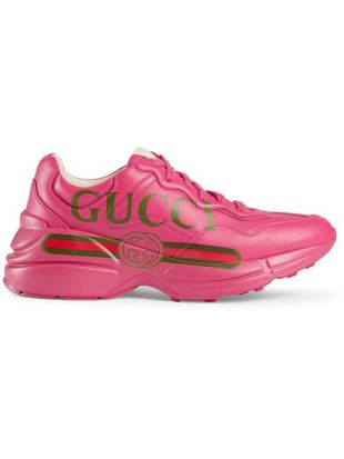 Gucci Rhyton Logo Leather Sneaker