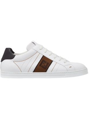 Fendi Logo Lace Up Sneakers