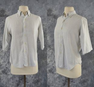 COLLUSION - Chemise Coupe Carrée à Rayures Style Années 2000 Avec Manches Courtes Et Col A Revers