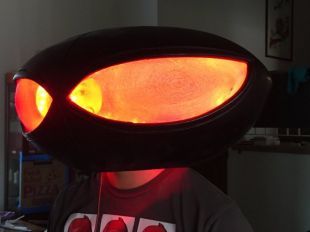 DC Comics noir casque Manta   imprimée en 3D avec option lumière les yeux