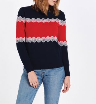 Pull bicolore