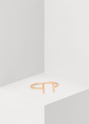 Ginette NY Bague Gold Strip Open