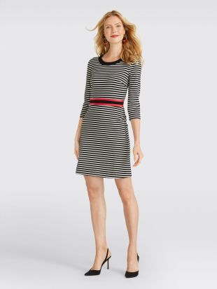 Draper James Stripe Persley Ponte Dress