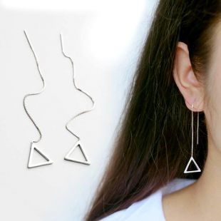 "A Star Is Born" Lady Gaga Triangles Earrings by ELLE Gadget