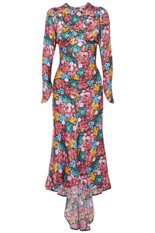 The floral dress Attico worn by Monica Colby (Wakeema Hollis) in Dynasty  (S02E09) | Spotern