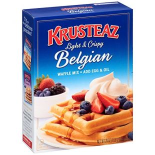 Krusteaz Belgian Waffle Mix, 28 oz, (Pack of 1)