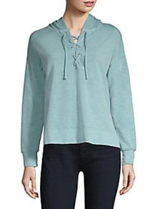 Peserico Lace-Up Hoodie