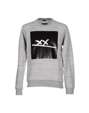 Marc Jacobs "XX" Sequins Embroidered Sweatshirt in Grey