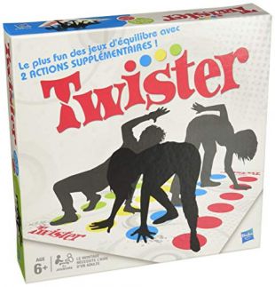 Twister - Jeu de societe Twister - Jeu d'adresse rigolo - Version française