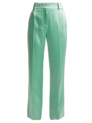 Sies Marjan Pantalon droit en satin Tatum