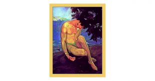 Legend of Volcanoes by Saturnino Herran Postcard