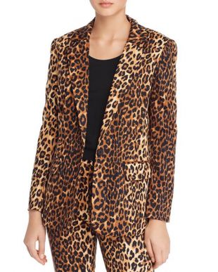 Lucy Paris Nahla Leopard Print Blazer