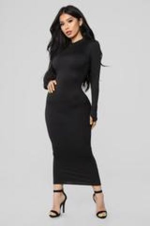 Fashion Nova - Full Coverage Maxi Dress