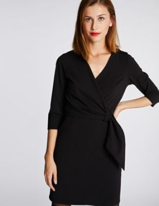 Robe façon portefeuille 2 poches