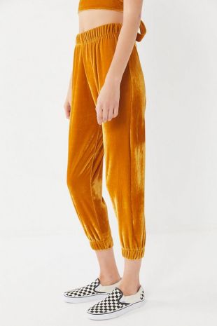 Urban Renewal Remnants Velvet Jogger Pant