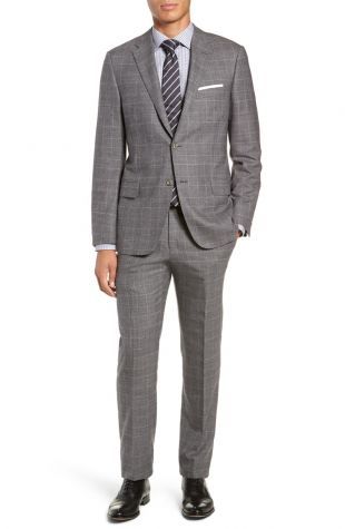 Hickey Freeman - Hickey Freeman Classic Fit Plaid Wool Suit | Nordstrom