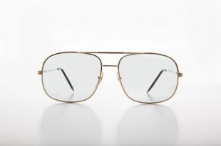 Carré en métal Vintage Aviator lunettes & lunettes de soleil avec Transition de lentilles Bandit