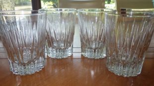 Claire verre whisky verres sur les roches vieilles lunettes de mode lunettes d’once 12 lignes de coupe verticale 4