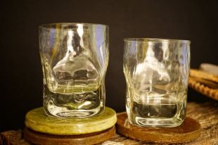 Set de deux verres à whisky, amour gars ces lunettes, grumeleux lourd Base clair verre épais parfait pour tenir le whisky/Bourbon, grand cadeau !