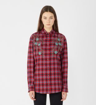 Chemise à carreaux