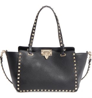 Valentino Garavani Rockstud Leather Tote