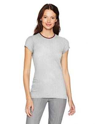 Joie Women's Filana B Knit Tee, Light Heather Gray, XXS