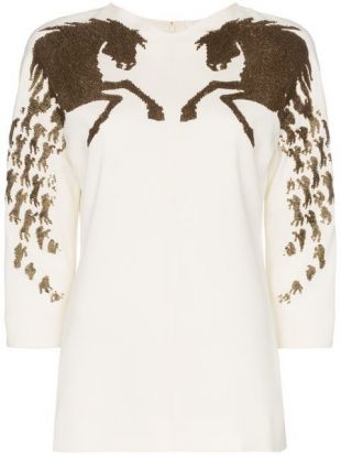 Blouse à Broderies De Sequins