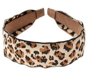 Leopard Ribbon Headband