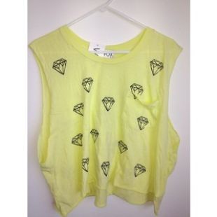 LITTLE DIAMOND CHARLIE TANK TOP PEARL