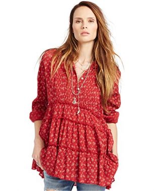 Ralph Lauren - Ralph Lauren Denim & Supply Floral Gauze Tiered Tunic