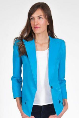 Smythe Sharp Shoulder Blazer | Blazers | June Ruby