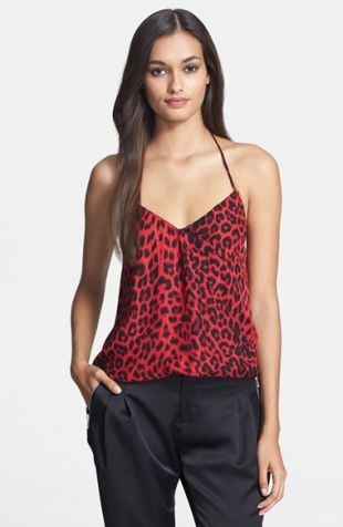 Parker "Kae" Leopard Print Halter Tank
