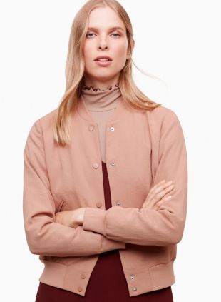 veste bomber Poussin par Wilfred