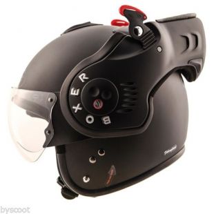 Casque convertible ROOF Boxer V8 Full black RO5 integral