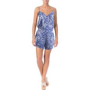 Olivaceous Surplice Tribal Print Romper