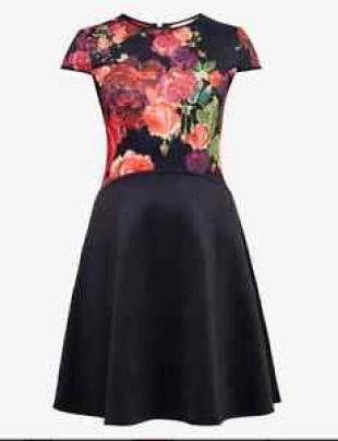 robe à fleurs ted baker