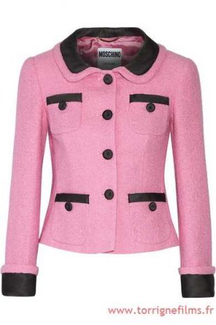 veste blazer rose Moschino