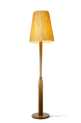 Lampe de plancher en teck, milieu du siècle en teck lampadaire, lampadaire danois