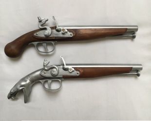 Pistolet à silex, imprimée en 3D, mécanisée