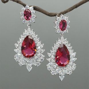 Parure De Mariée Strass - Collier Et Boucles D’oreilles En Cristal - Pour Mariage, Bal, Demoiselle D’honneur - Élégant Et Ajustable