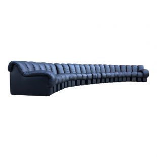 De Sede DS600 Non Stop Sofa, 22 Elements in Black Leather  | eBay