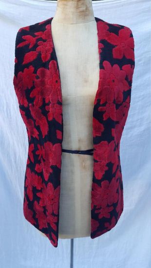 Gilet de tapis RAD Vintage Rouge et noir Aladdin