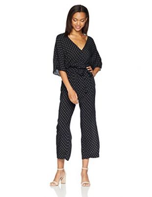 PAIGE Women's Vanette Jumpsuit, Black/Multi, XS