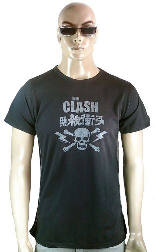 Rare VINTAGE by Bravado Official THE CLASH China Skull Rock Star T Shirt M/L 50  | eBay