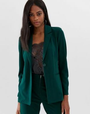 Y.A.S   Blazer ajusté   Vert at asos.com